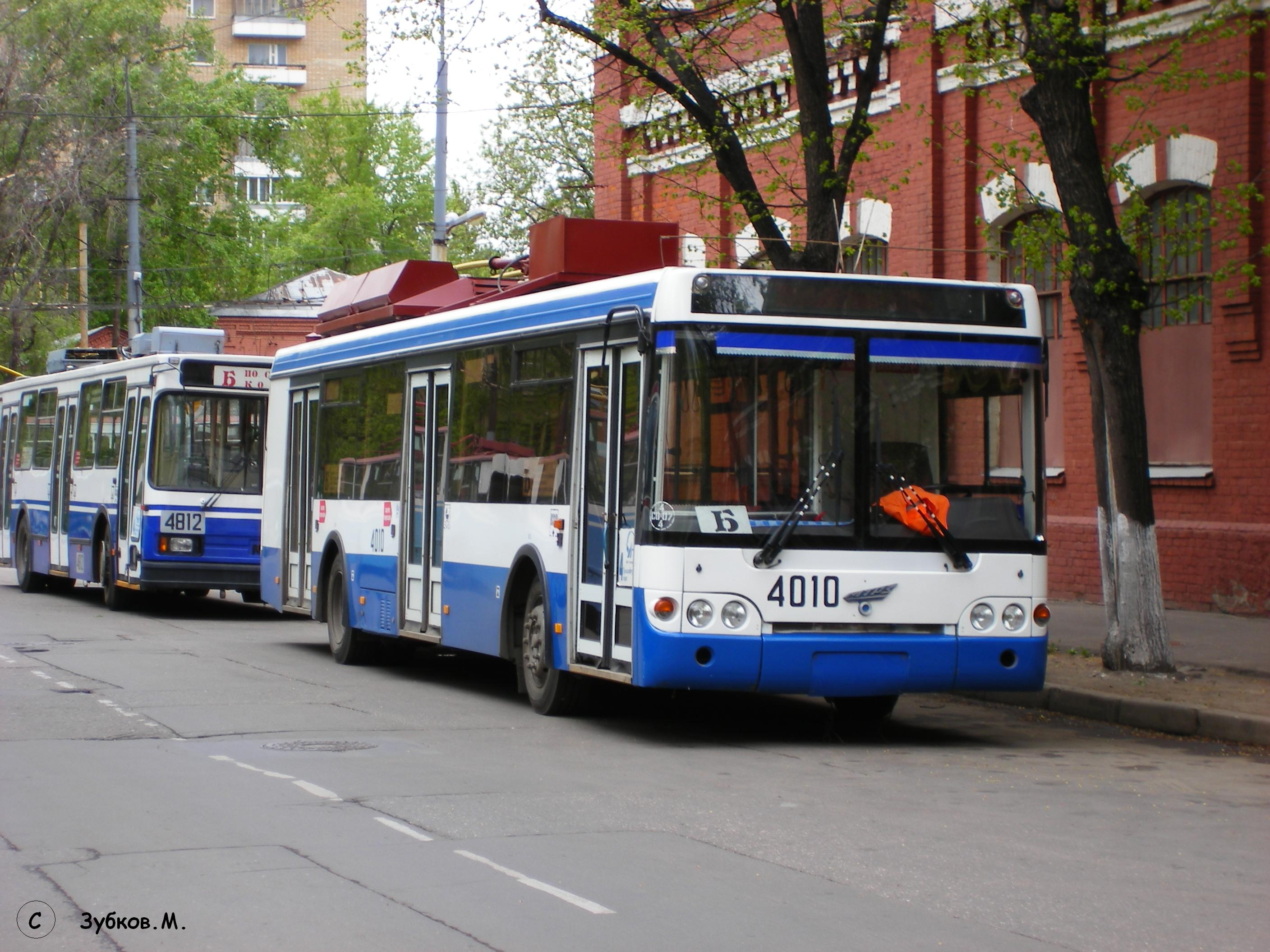 троллейбусный парк в москве